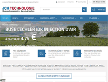 Tablet Screenshot of jcm-technologie.com